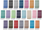 Turkish Beach Towel 100% Organic Cotton Extra Large Oversized (39 x 71 Inches) Quick Dry Sand Free Light Weight Prewashed for Bath Beach Gym Yoga Travel Towel Blanket (Charcoal) - Image 4