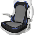 Seat Cushion,Lumbar Support Pillow for Office Chair,Ergonomic Memory Foam Back Support Pillow, High Density Foam Chair Cushion for Sciatica Pain Relief Coccyx Pad for Chair,Car,Desk,Grey by JIPORIER