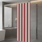 Window Privacy Film Frosted, Red Brown Striped Static Cling Door Window Covering, Modern Farmhouse Vertical Stripes UV Blocking Windows Film for Office, Hotel, Bedroom, 29.5 x 78.7 Inches - Image 5