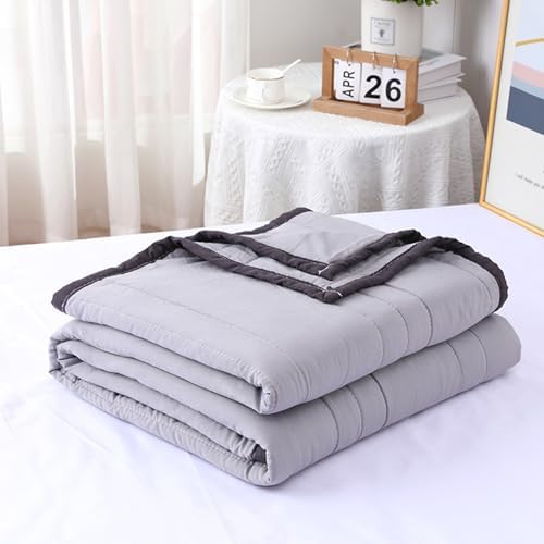 Lightweight Summer Quilt - Breathable Solid Color Comforter for Twin/Full Beds, Soft Portable Bed Cover, Cozy Quilted Home Decor for Warm Nights - Image 7