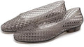 Jelly Flats for Women Jelly Sandals Low Heel Jellies Shoes Clear Pumps by KysBloes