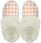 Cotton Slippers With Fluffy Edges House Slippers Non‑Slip Sole by Unknown