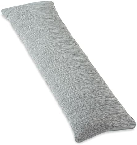 1 MIDDLE ONE Body Pillow, Cooling Memory Foam Body Pillows for Adults Sleeping, Long Pillow for Bed, Big Large Firm Full Body Pillow for Side Sleeper, 20x54 Inch, Cooling Grey by 1MIDDLEONE