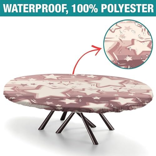 Oval Table Cloth, Plaid Pattern Printed on Fitted Table Covers, for Parties & Celebrations Holiday Dinners, Fits for 54" x 76" Oval Tables - Image 2