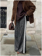 SHENHE Women's Cheetah Print Wide Leg Baggy Y2k Loose Streetwear Trousers - Image 4