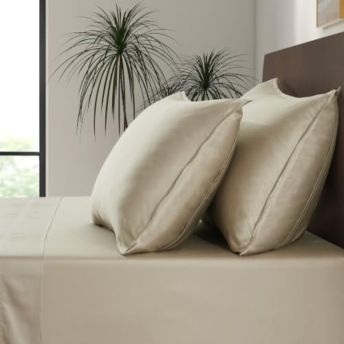 King Envelope Pillowcase Set | 100% Viscose | Organically Grown | Ultra Soft | Cooling | 2pcs [Cocoa] by LuxuryBambooMarket