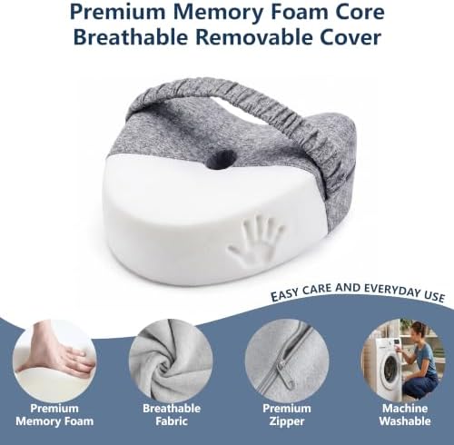 2026 Upgraded Knee Pillow for Side Sleeper with Strap, Leg Alignment Pillow - Image 4