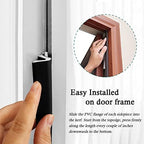 LSGCQ Kerf Weather Stripping for Door Seal Strip, 60 Ft, Black - Image 5