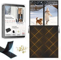Magnetic Thermal Insulated Door Curtain Fits 72x80inch Sliding Door by ZTIONHD