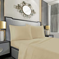 Mocassi Full Sheet Set - Luxury Hotel 1800 Premier Bedding Sheets & Pillowcases - Ultra Soft Breathable & Cooling Bed Sheets - Deep Pocket - Wrinkle Resistant - 4 Piece Set - Full, Cream by MocassiLuxuryBedding