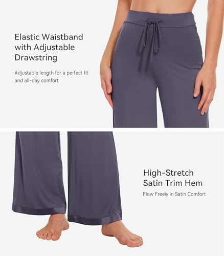 WiWi Bamboo Viscose Pajama Pants for Women Plus Size Cooling Bottoms S-4X - Image 4