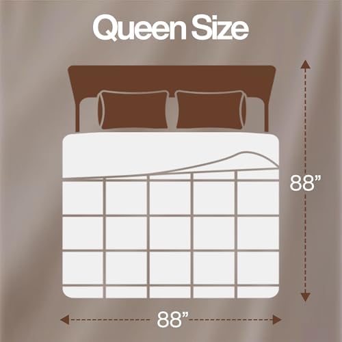 Utopia Bedding Queen Comforter 2 Pack, Duvet Insert, White, 88 x 88 Inches - Image 2
