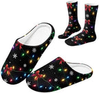 House Slippers for Women Washable Closed Toe with Cute Socks by Unknown