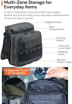 camping moon Car Headrest Pillow with Storage Car Seat Headrest Organizer - Image 5