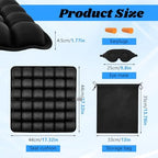 Travel Cushion Airplane Seat,Inflatable Air Seat Cushion for Long Flight - Image 2