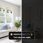 RYB HOME 2 Panels 100% Blackout French Door Curtains Set of 2 - W26 x L69, Natural - No Drill Door Window Curtains Thermal Insulated Privacy Assured Shades for Front Entrance - Image 6