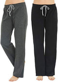 U2SKIIN 2 Pack Pajama Pants for Women Soft, Cotton Comfortable Womens Lounge Lightweight Sleep Pj Bottoms by U2SKIIN