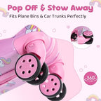 16’’ Kid’s Luggage Set with Spinner Wheels, Hardside with Suitcases,6 Piece - Image 5
