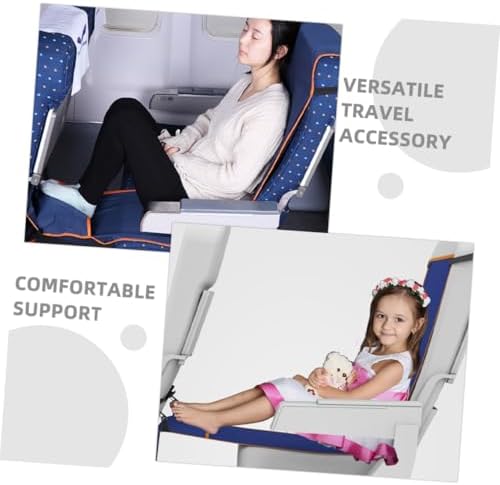 Zerodeko Airplane Foot Hammock Seat Cover Travel Footrest for Long Flights Portable Bed for Boys and Girls Adults - Image 3