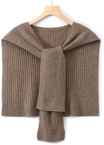 Womens Merino Wool Wrap Shawl Windproof Neck Cover Warm Winter - Image 4