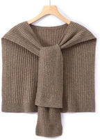 Womens Merino Wool Wrap Shawl Windproof Neck Cover Warm Winter - Image 4