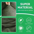 molasofa Leather Like RV Dinette Cushion Covers, RV Booth Seat Cover Stretchable Camper Cushion Couch Covers Washable Slipcovers for Camper Car Bench (2 Bench Cover & 2 Backrest Cover, Tawny-02) - Image 2