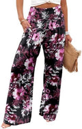 Angerella Womens Elastic High Waisted Palazzo Pants Casual Wide Leg Long Lounge Pant Trousers with Pocket by Angerella