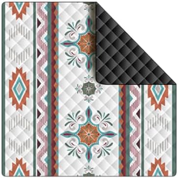 Picnic Ground Mat for Camping and Park Seating, 200 X 200 Cm Quilted Outdoor Mat with Easy Carry Storage Design Camping Picnic Blanket Ground Cover Tent Floor Pad Quilted Grass Foldable Travel Damp - Image 6