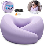 Cool Fly Airplane Travel Pillow Set. Fashion Chic Memory Foam Neck Pillow - Image 7
