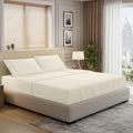 Pizuna 100% Cotton Full Sheet Set 600 Thread Count New Ivory by Pizuna