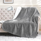 Waterproof Blanket for Pet Bed Couch Sofa Car, 60"x80", Grey by Yaning