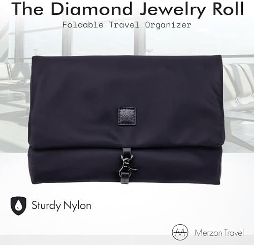 Diamond Jewelry Roll | HNG-731 Black - Image 2