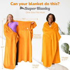 Super Blanky Wearable Blankets for Women & Men, Dorm Room Essentials, Gift for Her, Gifts for Women, Wife Birthday Gift Ideas - Image 2