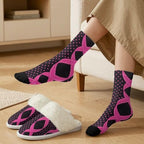 Fuzzy Slippers for Women Washable Cotton Slippers with Crew Socks - Image 2