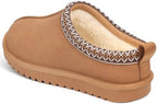Litfun Women's Genuine Suede Fur Lined Slippers Fuzzy Winter House Shoes - Image 5
