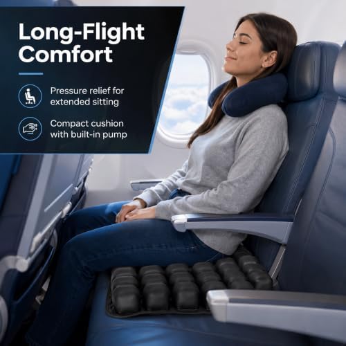 No Pump Needed Inflatable Seat Cushion, 49 Air Cell - Image 7