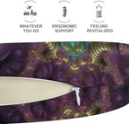 U Shape Travel Pillow Fractal Art Portable Neck Pillows Memory Foam Head and Neck Support Headrest Pillow for Airplane Sleeping - Image 5