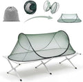 1 Pcs Mosquito Netting for Camping Bed 78 * 31 * 22 Inch, Green by Hubeii