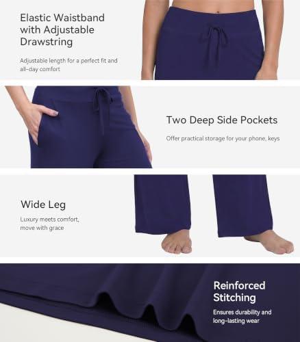 WiWi Bamboo Viscose Pajama Pants for Women Plus Size Cooling Bottoms S-4X - Image 4