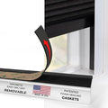 Light Blocking Strips - White 60" Set of 2 (Removable) - Window Light Blocker for Window Cellular & Roller Shades - Blackout Side Tracks for Bedrooms, Nurseries and Media Rooms by Sleepy+Time+Tracks