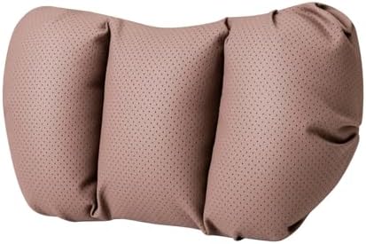 Car Neck Pillow & Lumbar Support for Rivian R1T 2025-2026 Ergonomic Breathable Mesh Auto Seat Back Cushion Headrest,Brown-Neck Pillow - Image 2