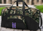 Large Northwestern University Camo Duffle Bag - Image 2