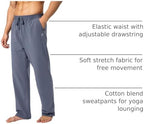 Pudolla Men's Cotton Yoga Sweatpants Athletic Casual Pants with Pockets - Image 4