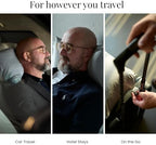 Fossflakes Travel Pillow for Airplane, Train & Car, with Washable Cover - Image 4