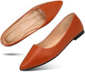 KUNWFNIX Women's Ballet Flats Foldable Classic Crown Rhinestone Slip On Bowknot PU Leather Faux Suede Pointed Toe Comfort Flat Casual Dress Shoes by KUNWFNIX
