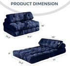 MAXYOYO Folding Sofa Bed, Convertible Chair Bed with Pillow - Image 2
