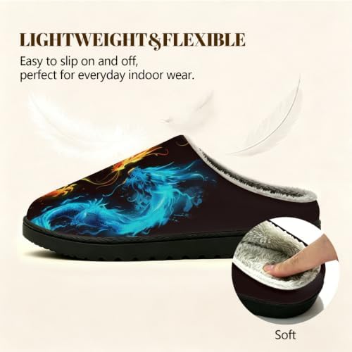 Slippers for Women Men, Memory Foam House Shoes - Image 4