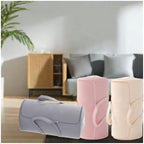 2pcs Large Capacity Cylinder Quilt Storage Bag Foldable Dustproof Luggage Packing Moisture-Proof with Zipper(Apricot,Large) - Image 5