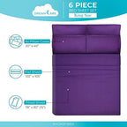 DREAMCARE King Size Sheets Set - 6 pcs Breathable Cooling Sheets King Size - Image 4
