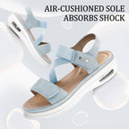 mysoft Women's Comfortable Walking Sandals Platform Wedge Ankle Strap - Image 2